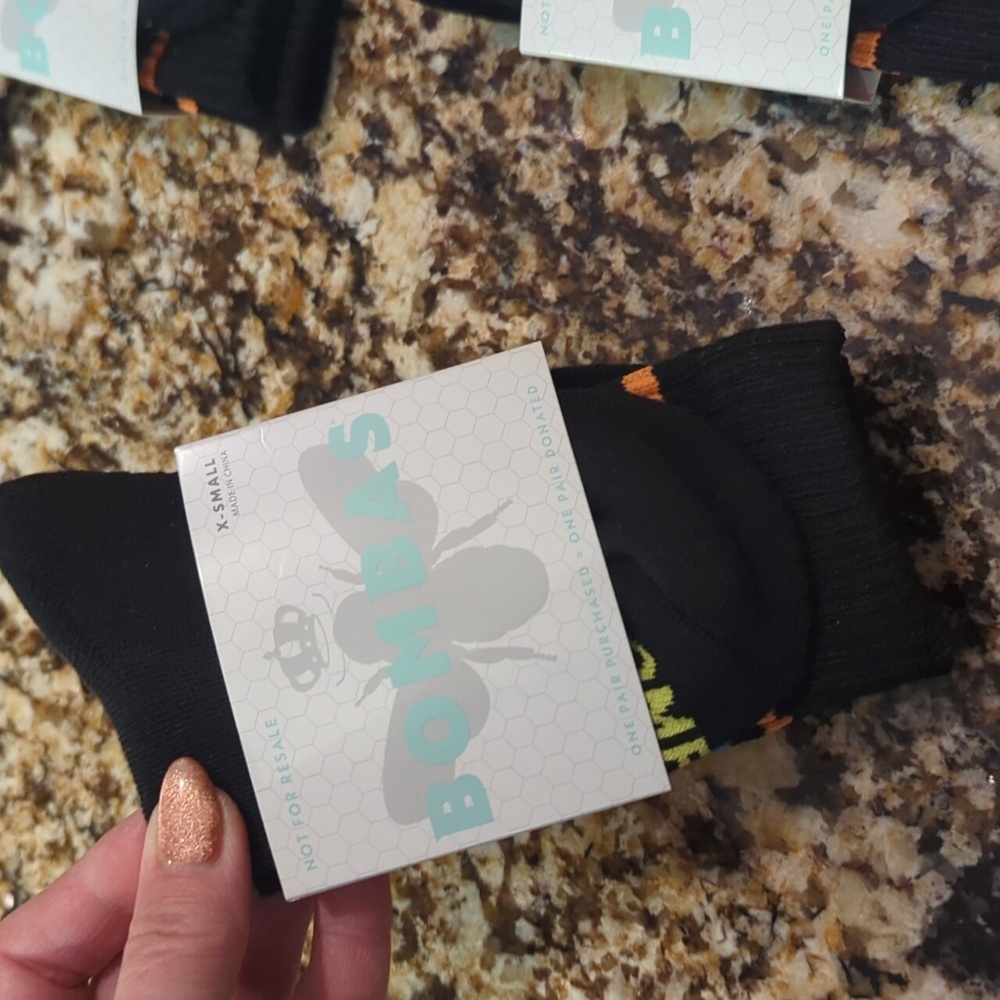 Youth XS Bombas Lot 5 Tall - Picture 2 of 7